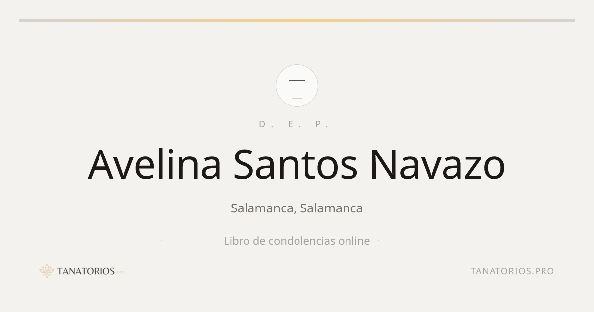 Memorial de Avelina Santos Navazo