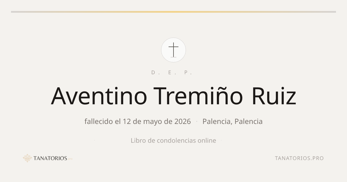 Memorial de Aventino Tremiño Ruiz