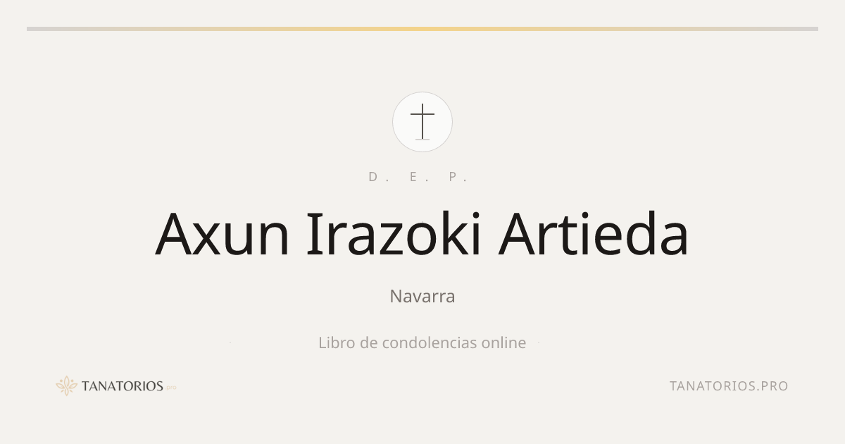 Memorial de Axun Irazoki Artieda