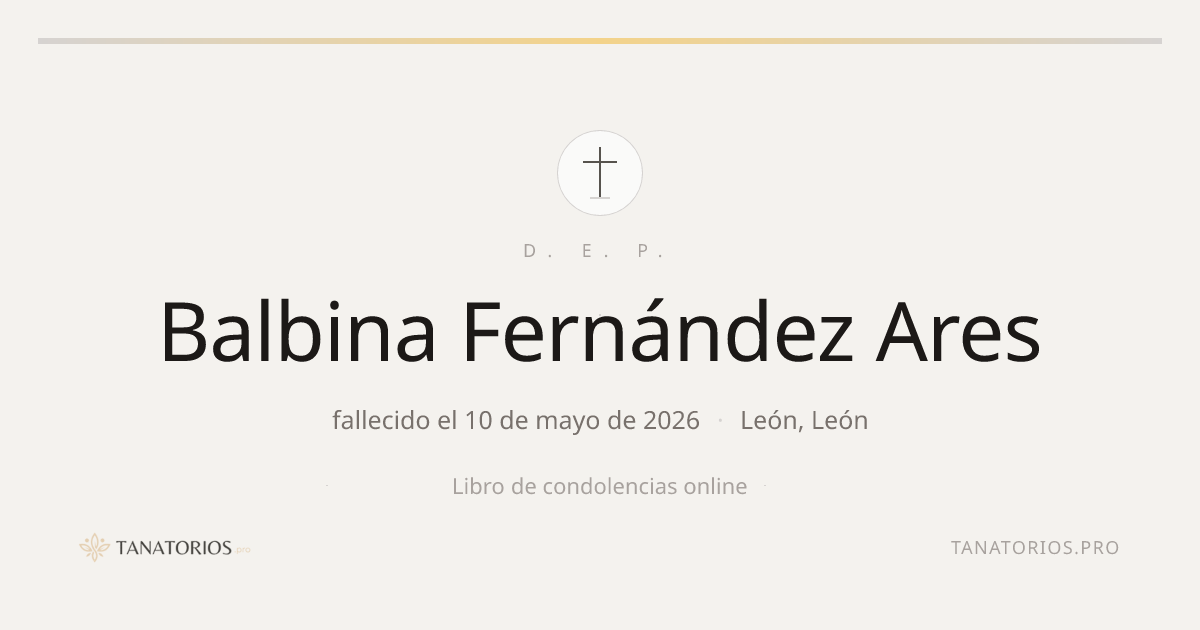 Memorial de Balbina Fernández Ares