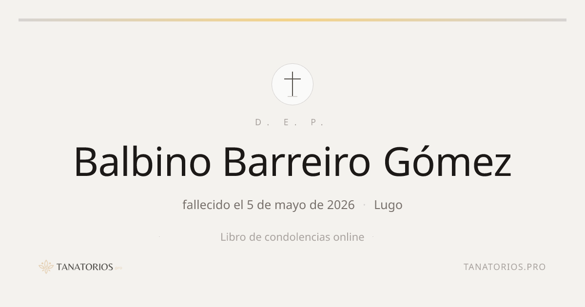 Memorial de Balbino Barreiro Gómez