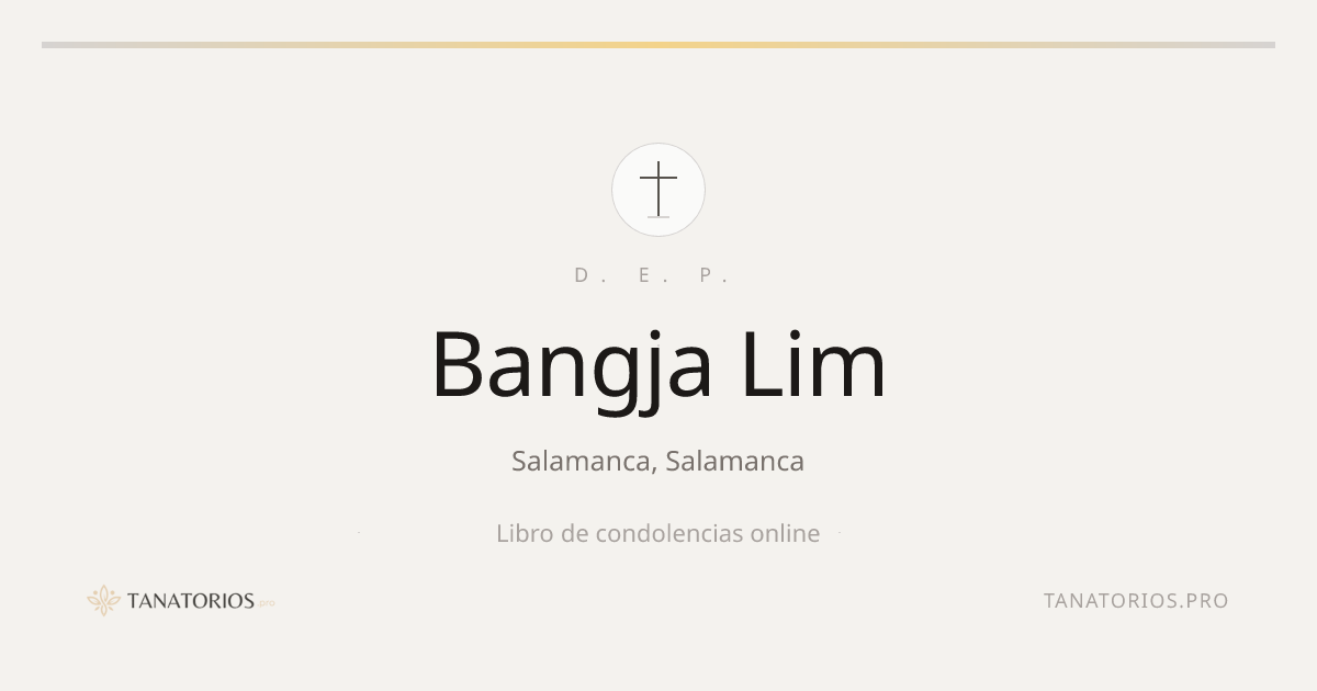 Memorial de Bangja Lim