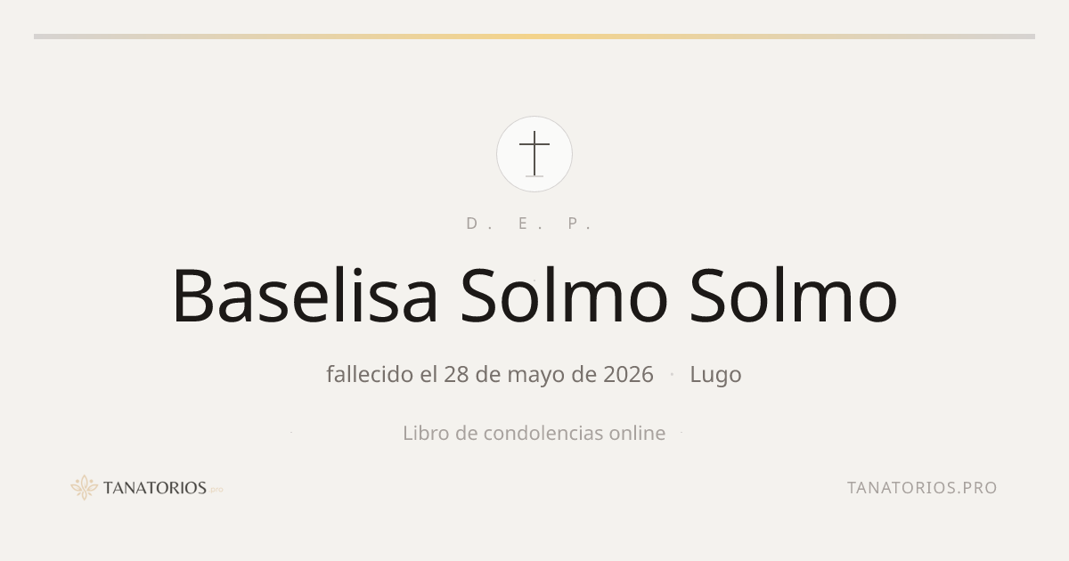 Memorial de Baselisa Solmo Solmo