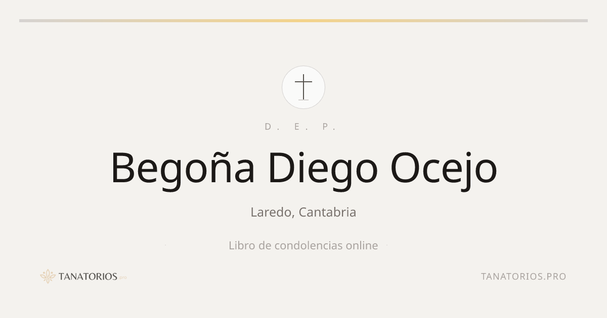 Memorial de Begoña Diego Ocejo