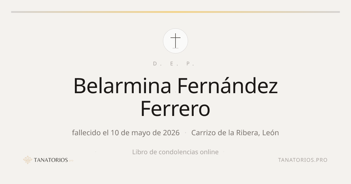 Memorial de Belarmina Fernández Ferrero