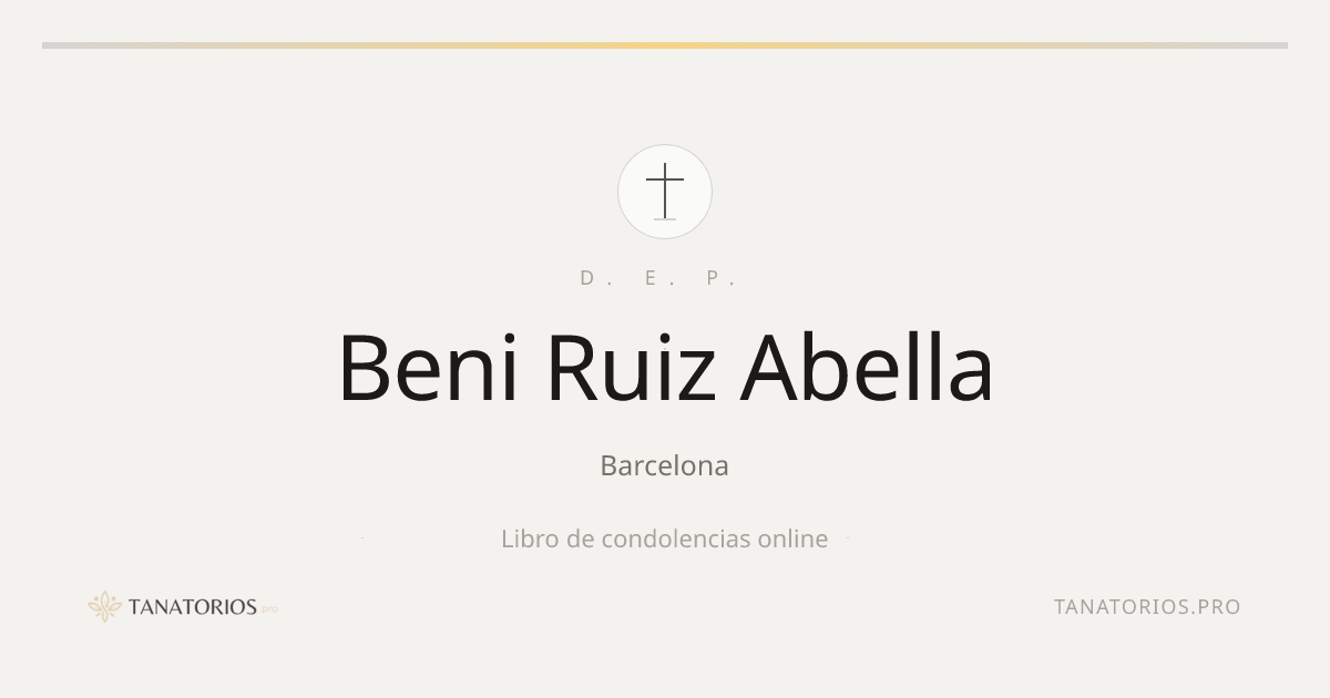 Memorial de Beni Ruiz Abella