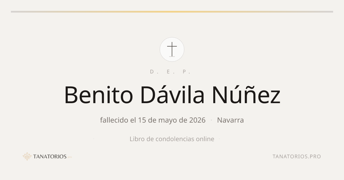 Memorial de Benito Dávila Núñez