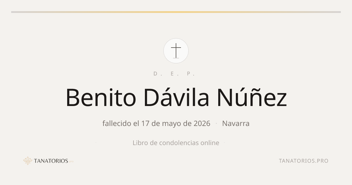 Memorial de Benito Dávila Núñez