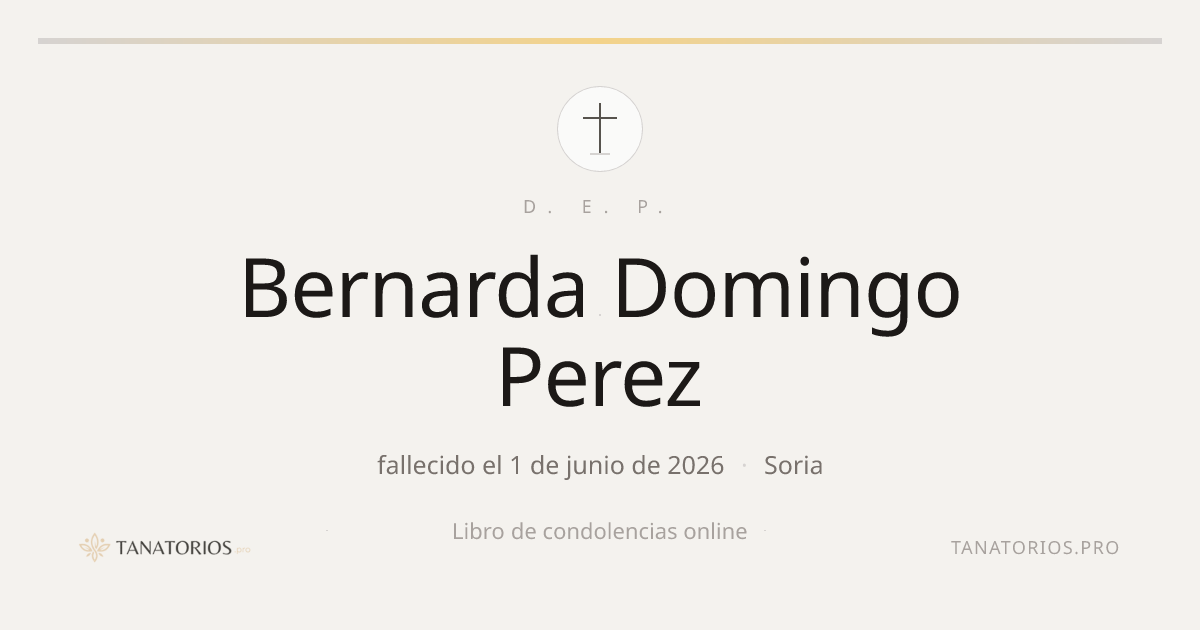 Memorial de Bernarda Domingo Perez