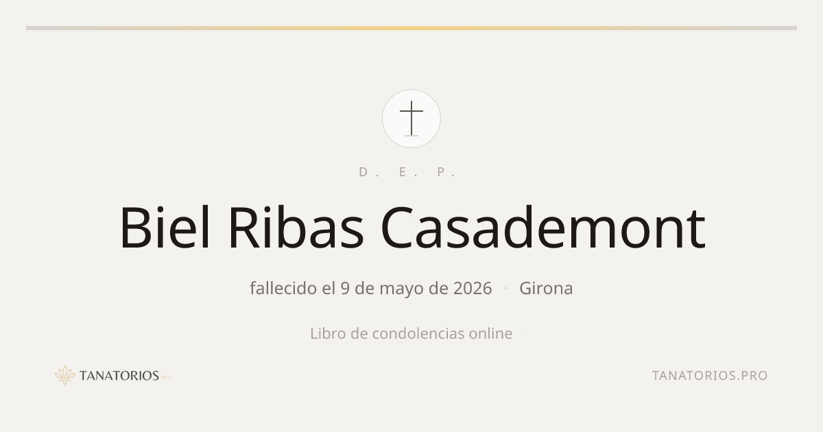 Memorial de Biel Ribas Casademont