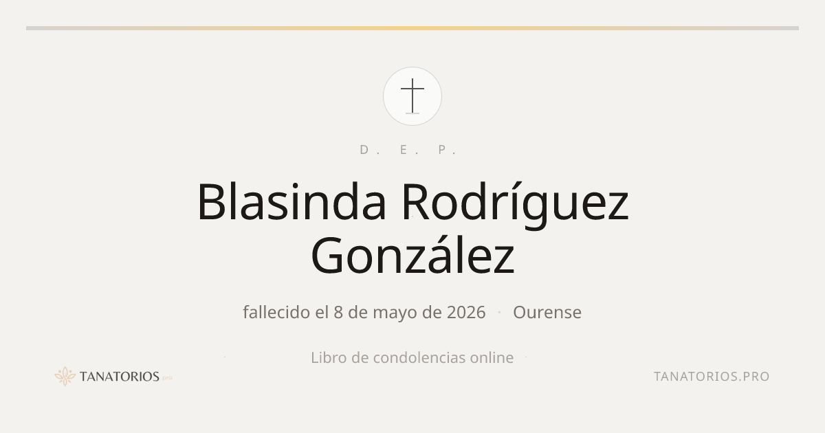 Memorial de Blasinda Rodríguez González