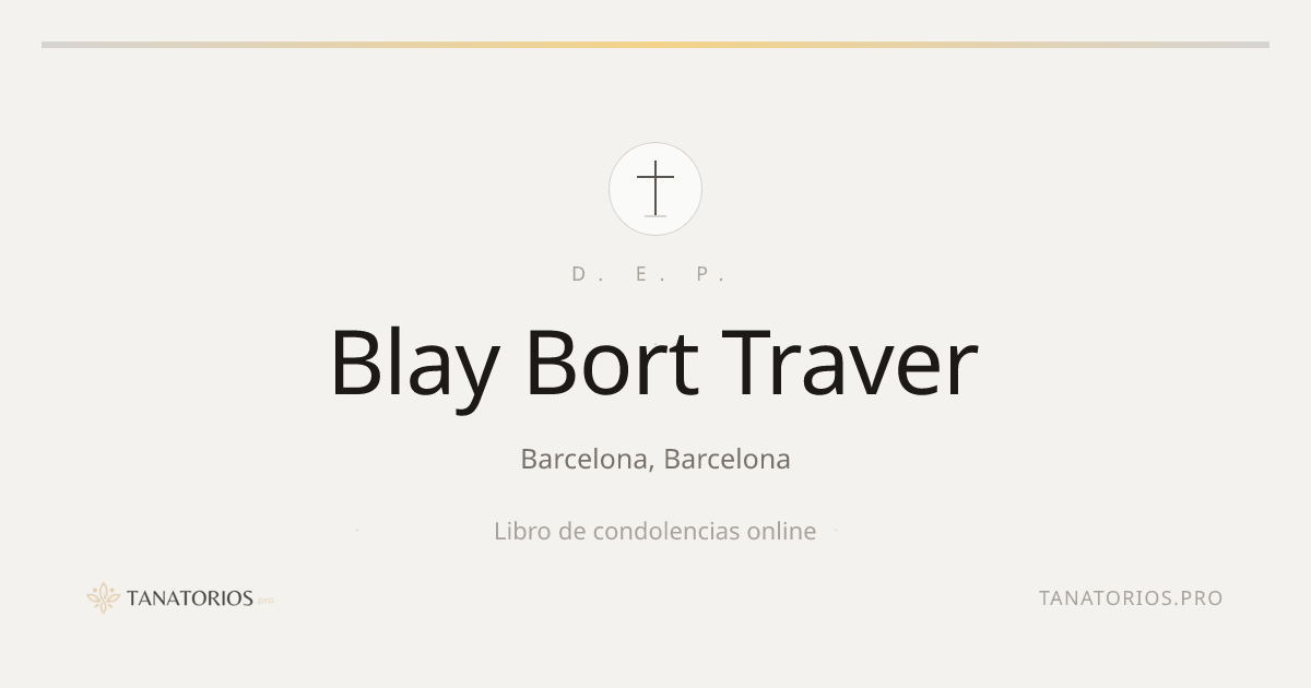 Memorial de Blay Bort Traver