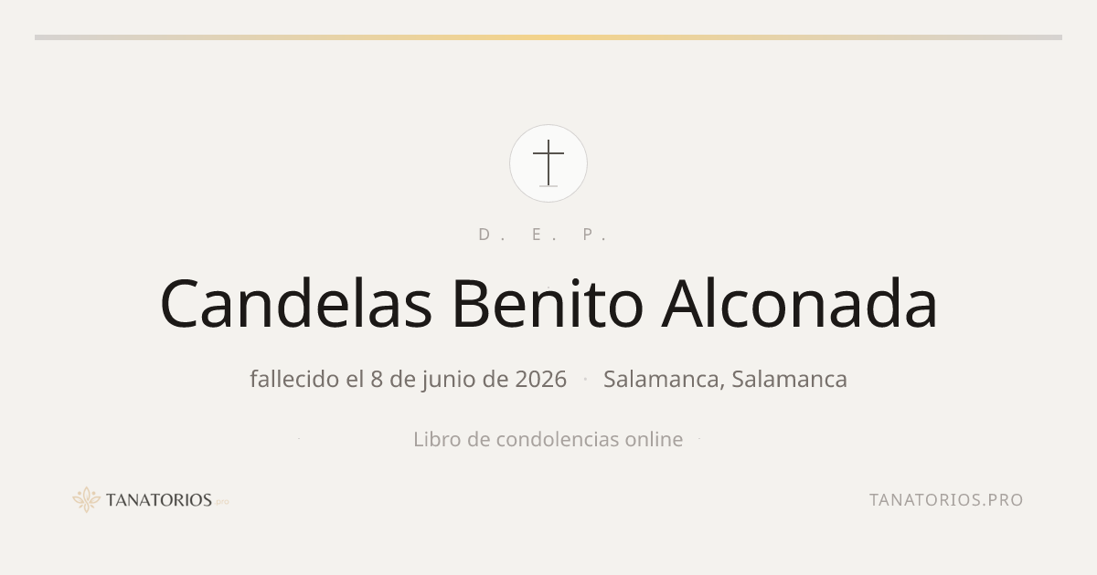 Memorial de Candelas Benito Alconada