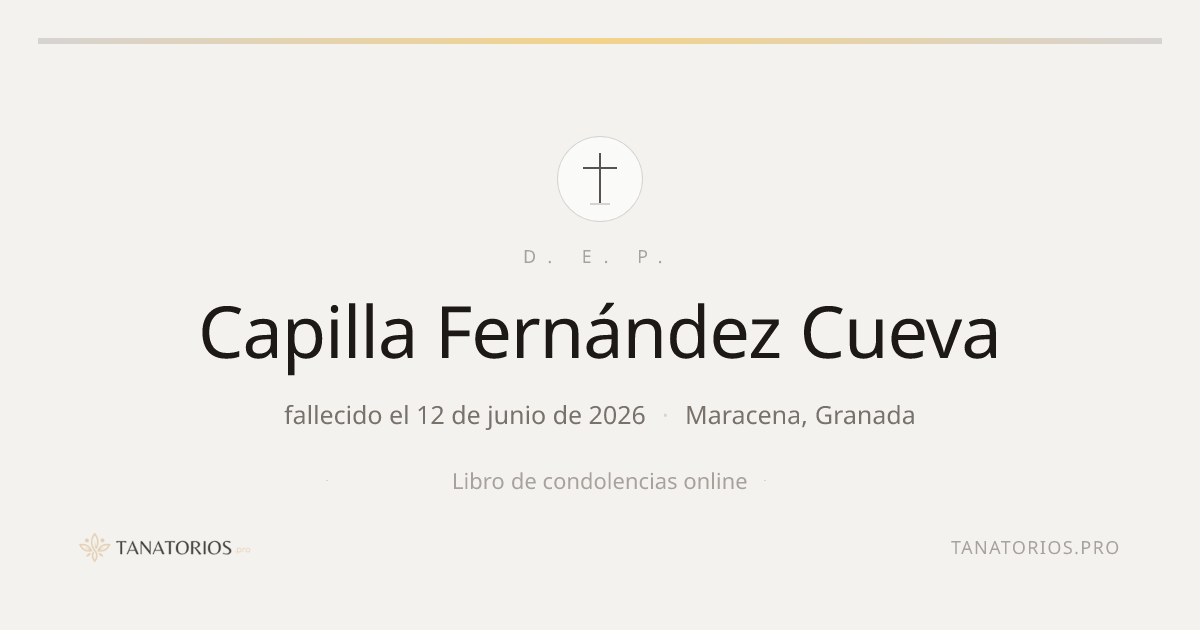 Memorial de Capilla Fernández Cueva