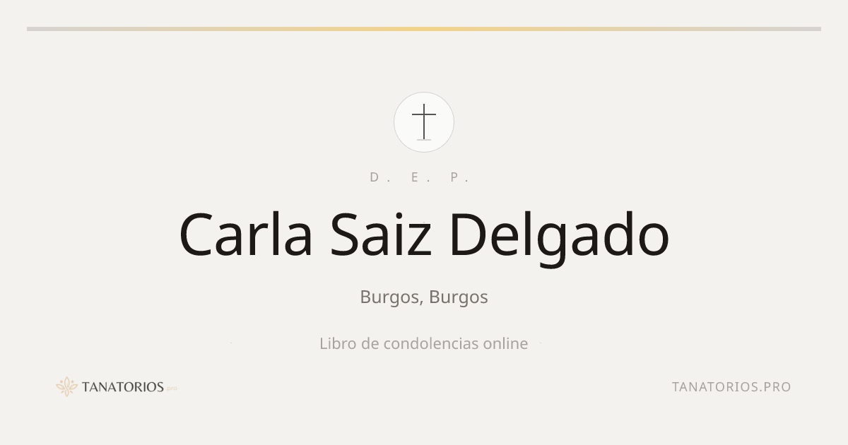 Memorial de Carla Saiz Delgado
