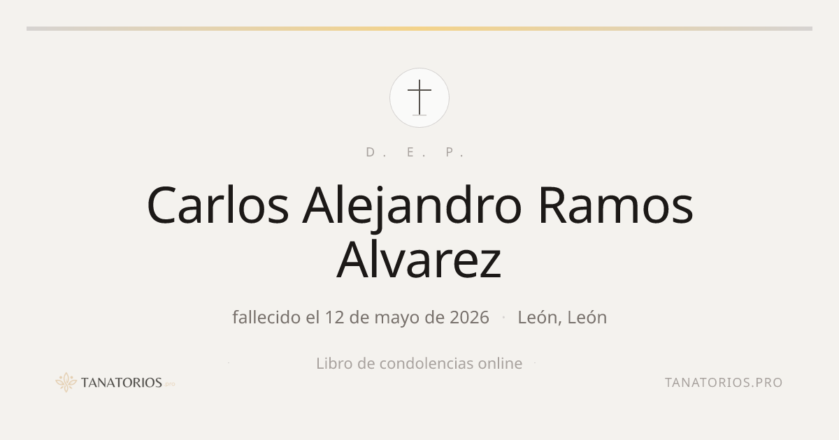 Memorial de Carlos Alejandro Ramos Alvarez