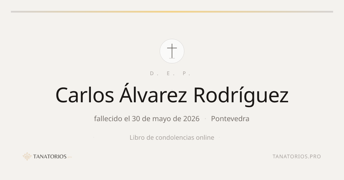 Memorial de Carlos Álvarez Rodríguez
