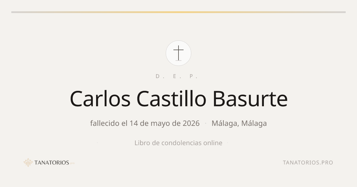 Memorial de Carlos Castillo Basurte