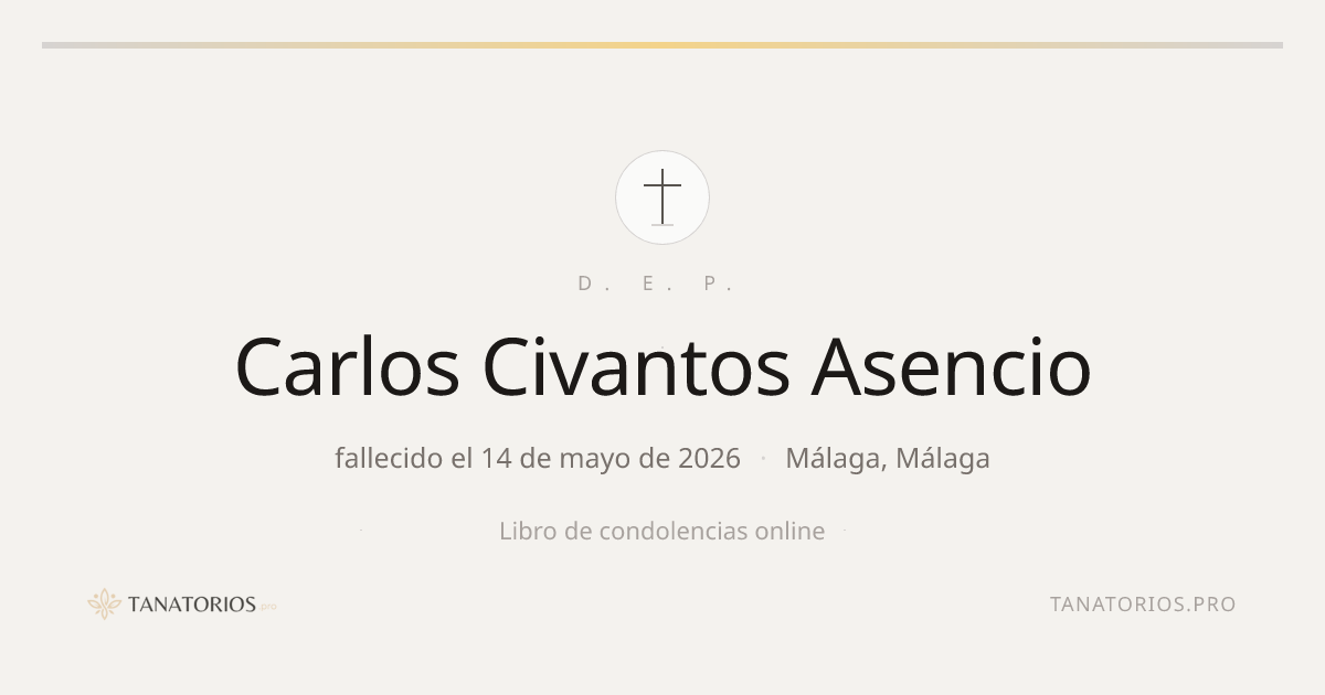 Memorial de Carlos Civantos Asencio
