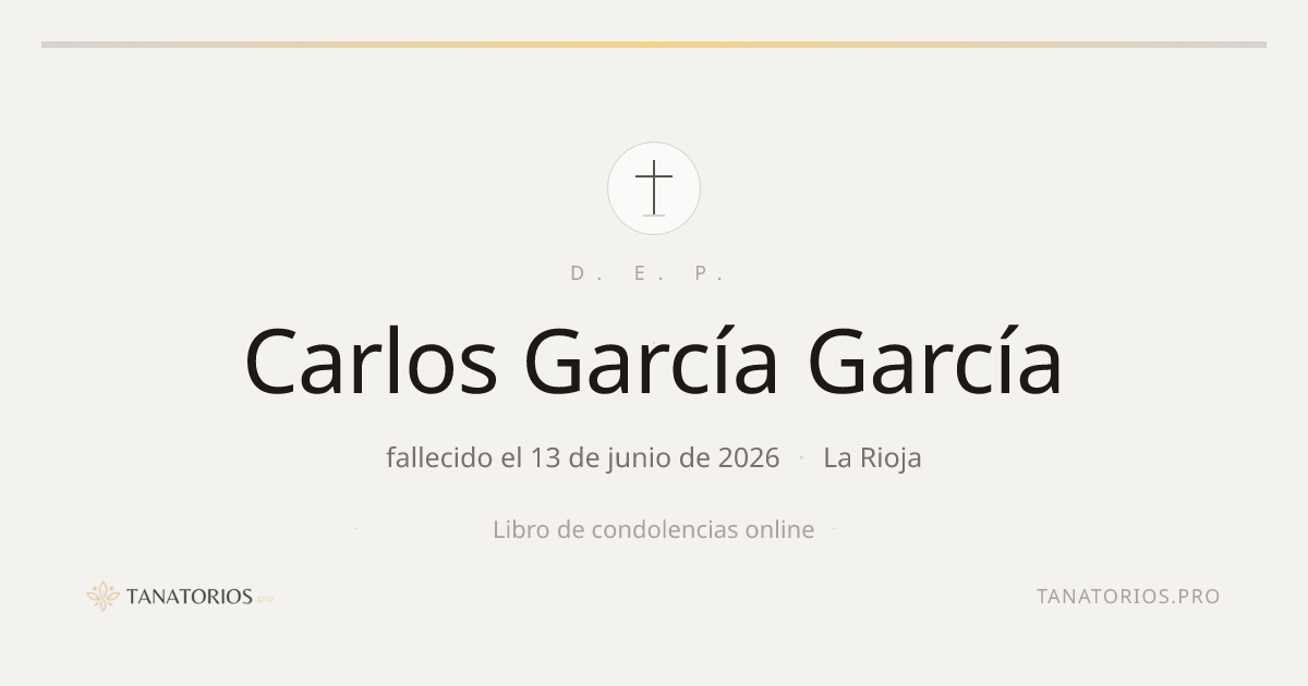 Memorial de Carlos García García