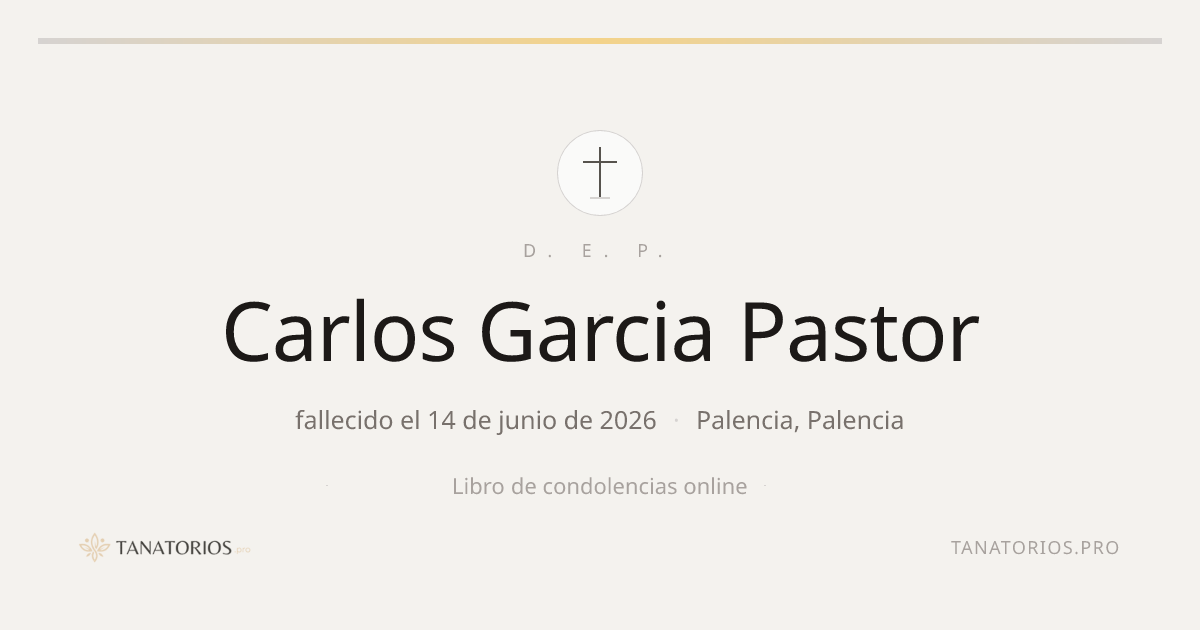 Memorial de Carlos Garcia Pastor