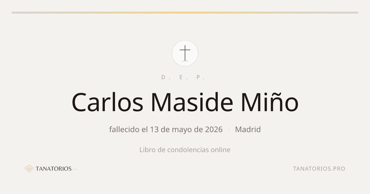 Memorial de Carlos Maside Miño