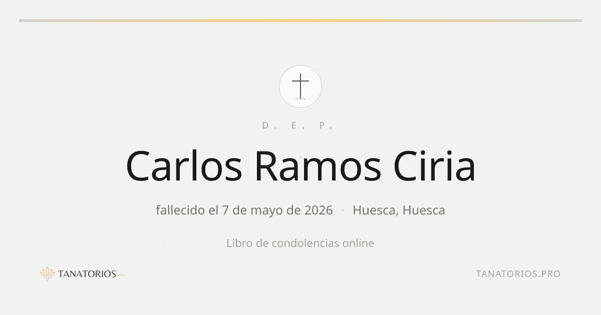 Memorial de Carlos Ramos Ciria