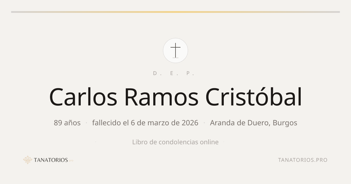 Memorial de Carlos Ramos Cristóbal