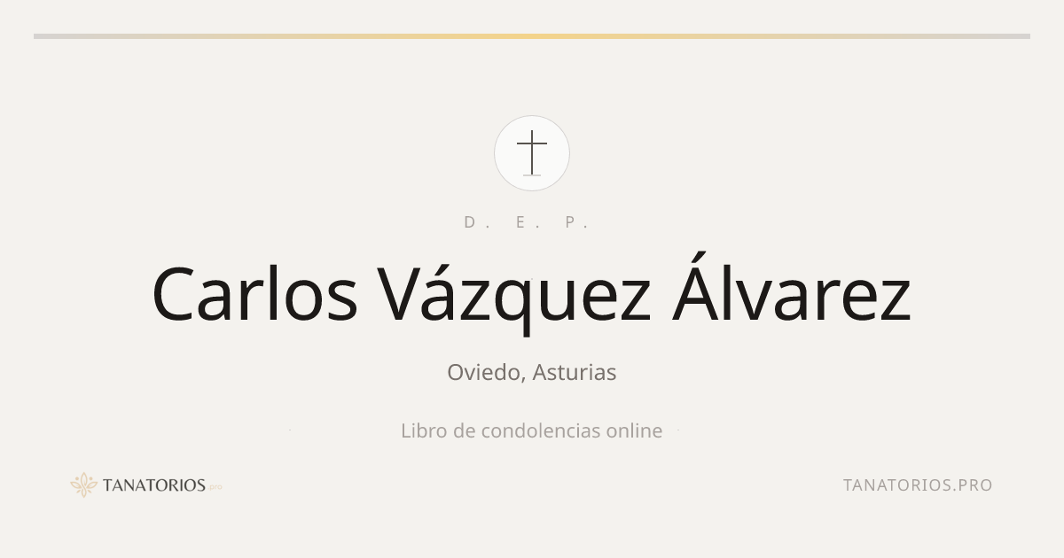 Memorial de Carlos Vázquez Álvarez
