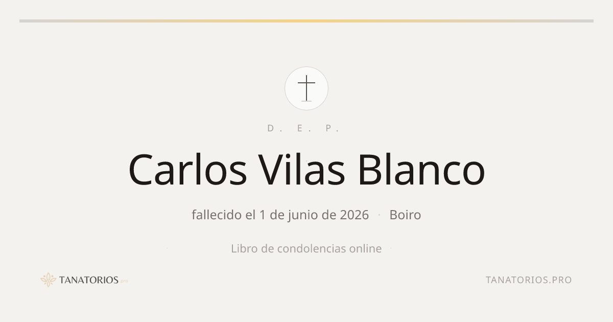 Memorial de Carlos Vilas Blanco