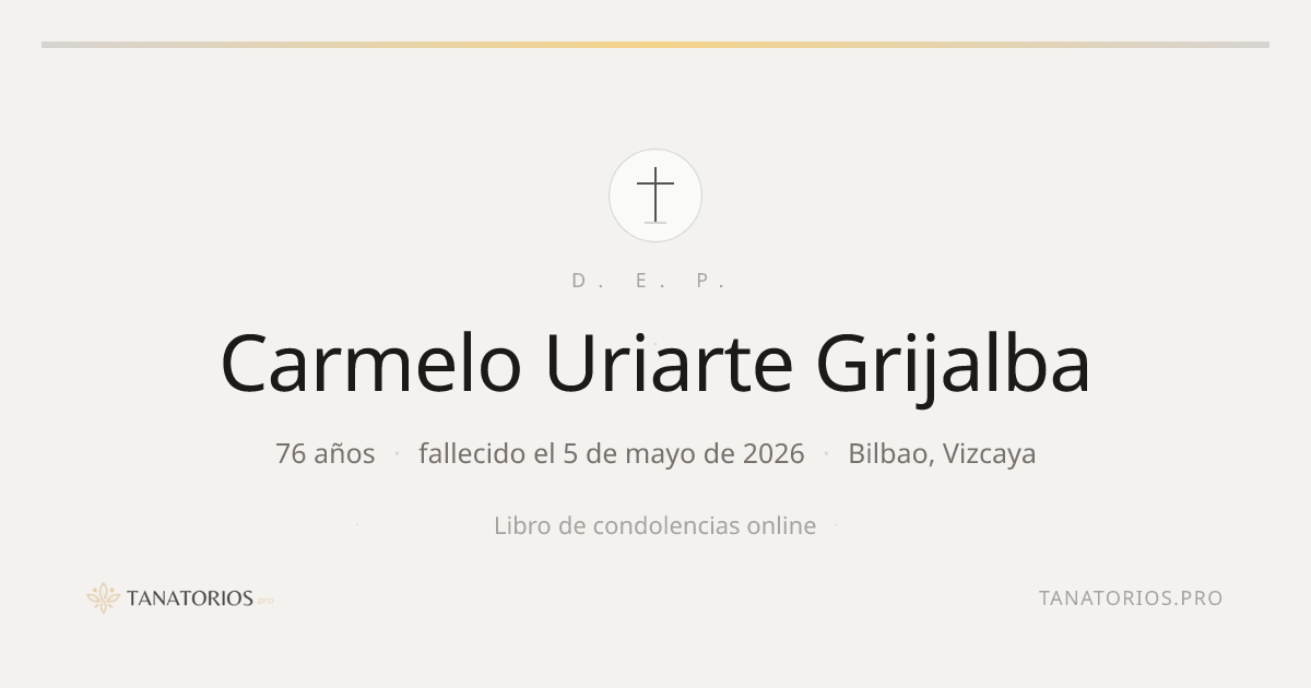 Memorial de Carmelo Uriarte Grijalba