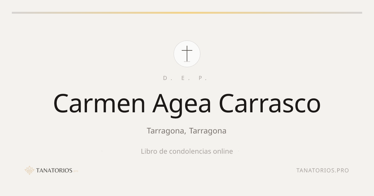 Memorial de Carmen Agea Carrasco