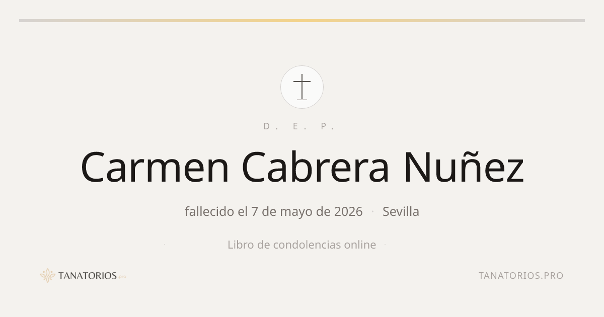 Memorial de Carmen Cabrera Nuñez