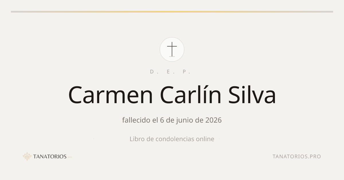 Memorial de Carmen Carlín Silva