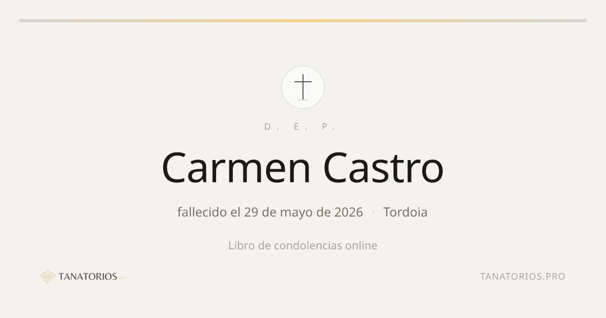 Memorial de Carmen Castro