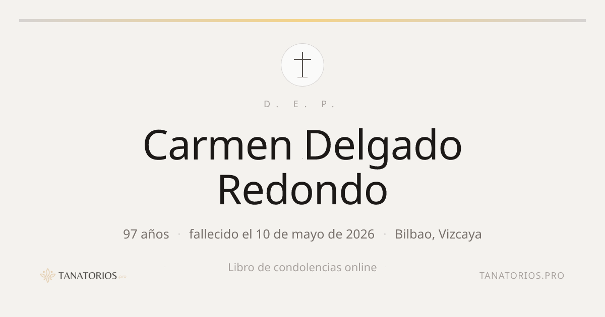Memorial de Carmen Delgado Redondo