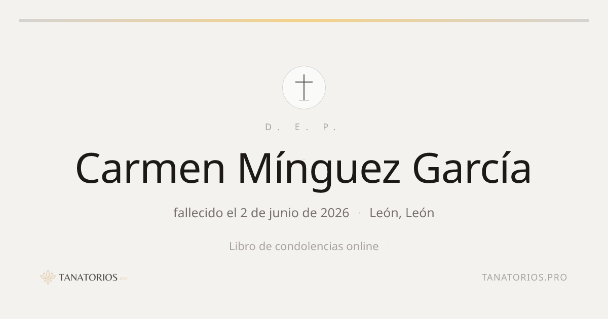Memorial de Carmen Mínguez García