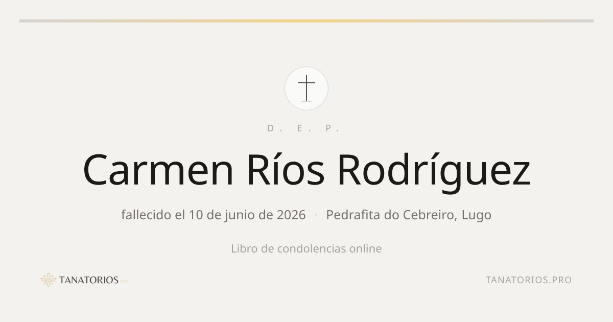 Memorial de Carmen Ríos Rodríguez