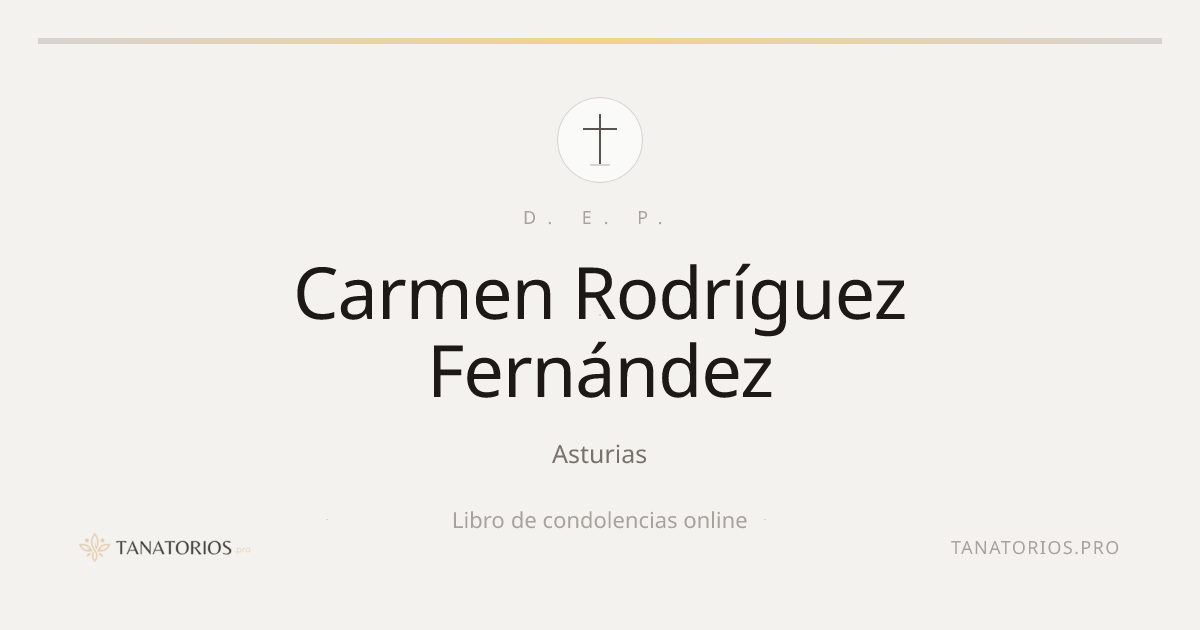 Memorial de Carmen Rodríguez Fernández