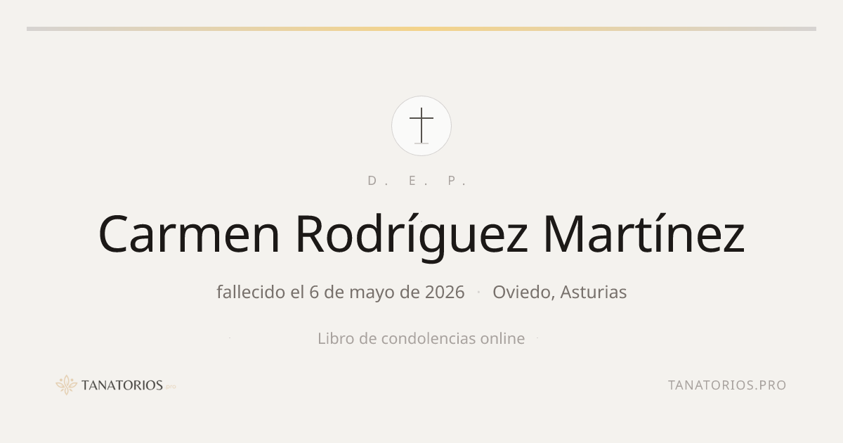 Memorial de Carmen Rodríguez Martínez
