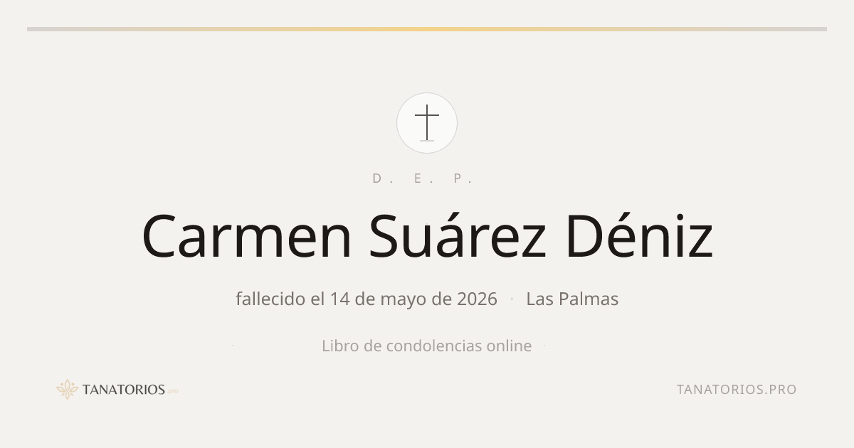 Memorial de Carmen Suárez Déniz