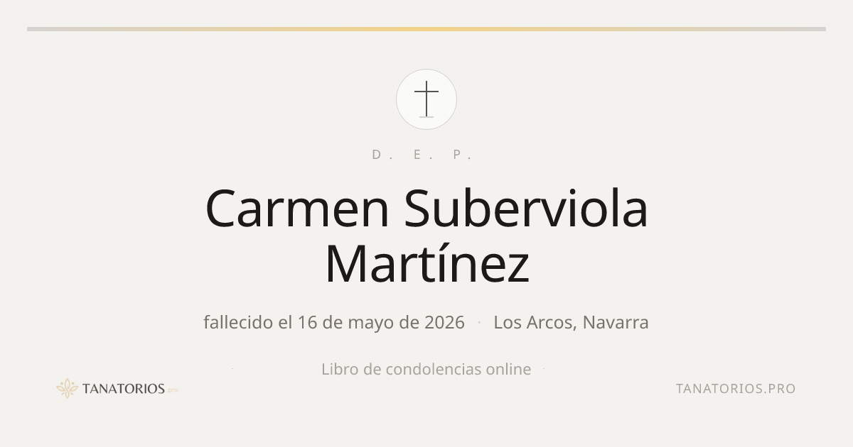 Memorial de Carmen Suberviola Martínez
