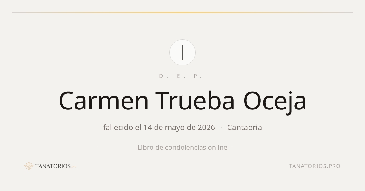 Memorial de Carmen Trueba Oceja