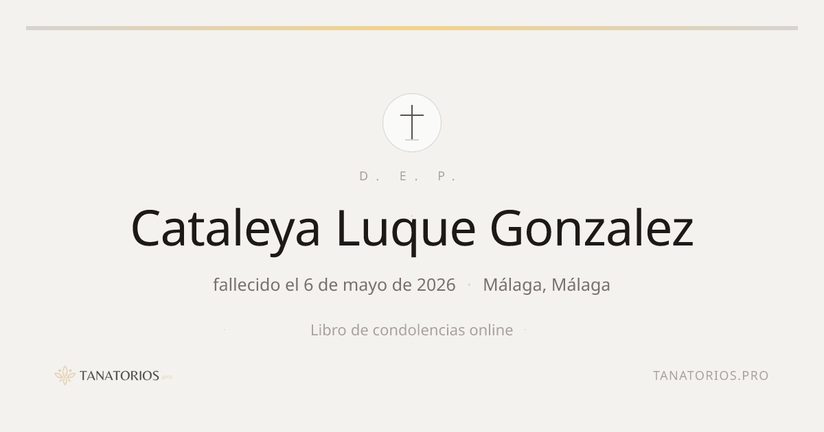 Memorial de Cataleya Luque Gonzalez