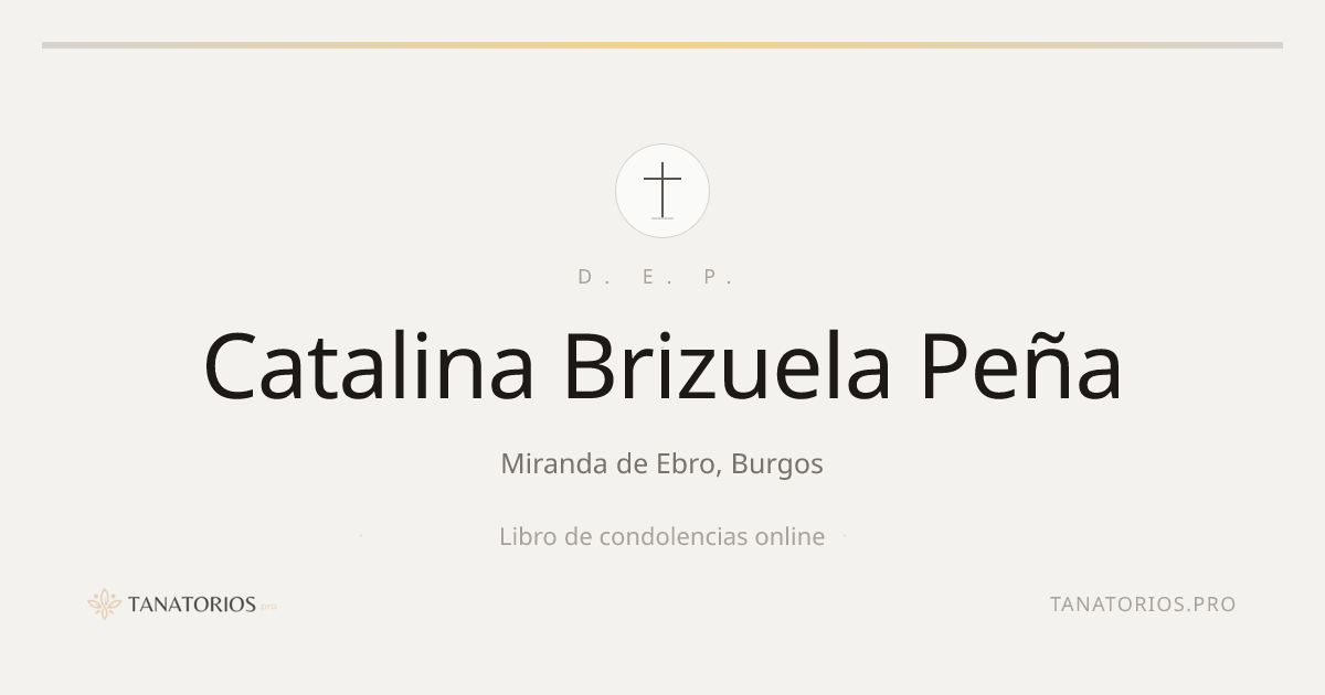 Memorial de Catalina Brizuela Peña