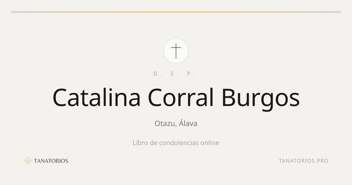 Memorial de Catalina Corral Burgos