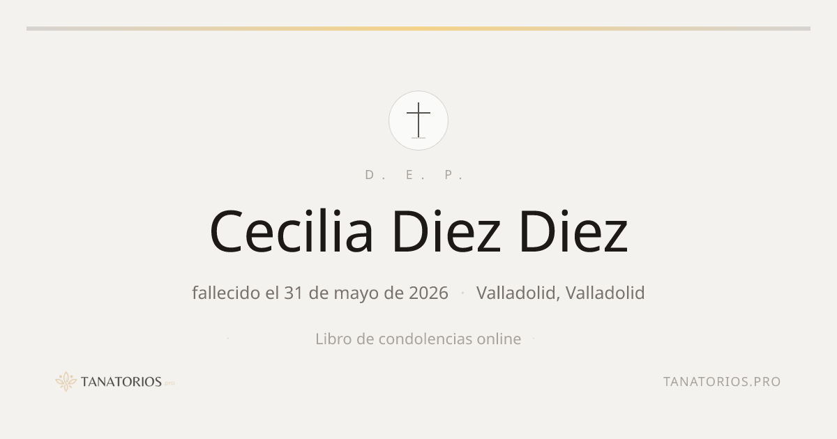 Memorial de Cecilia Diez Diez