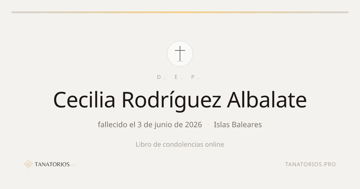 Memorial de Cecilia Rodríguez Albalate