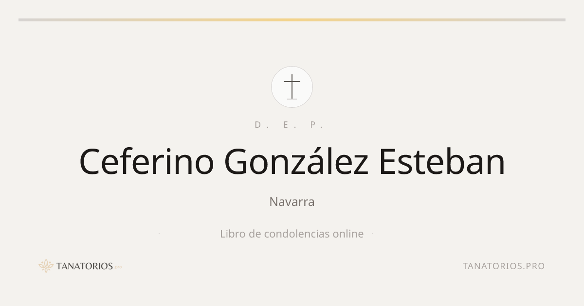 Memorial de Ceferino González Esteban