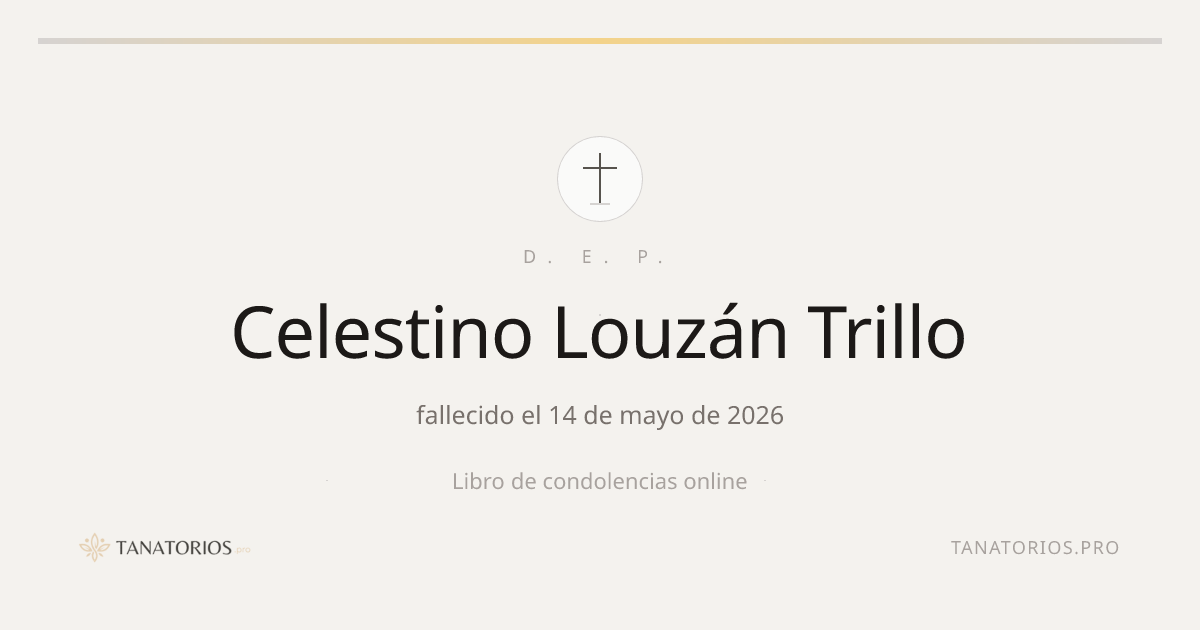 Memorial de Celestino Louzán Trillo